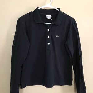 Lacoste long sleeved polo